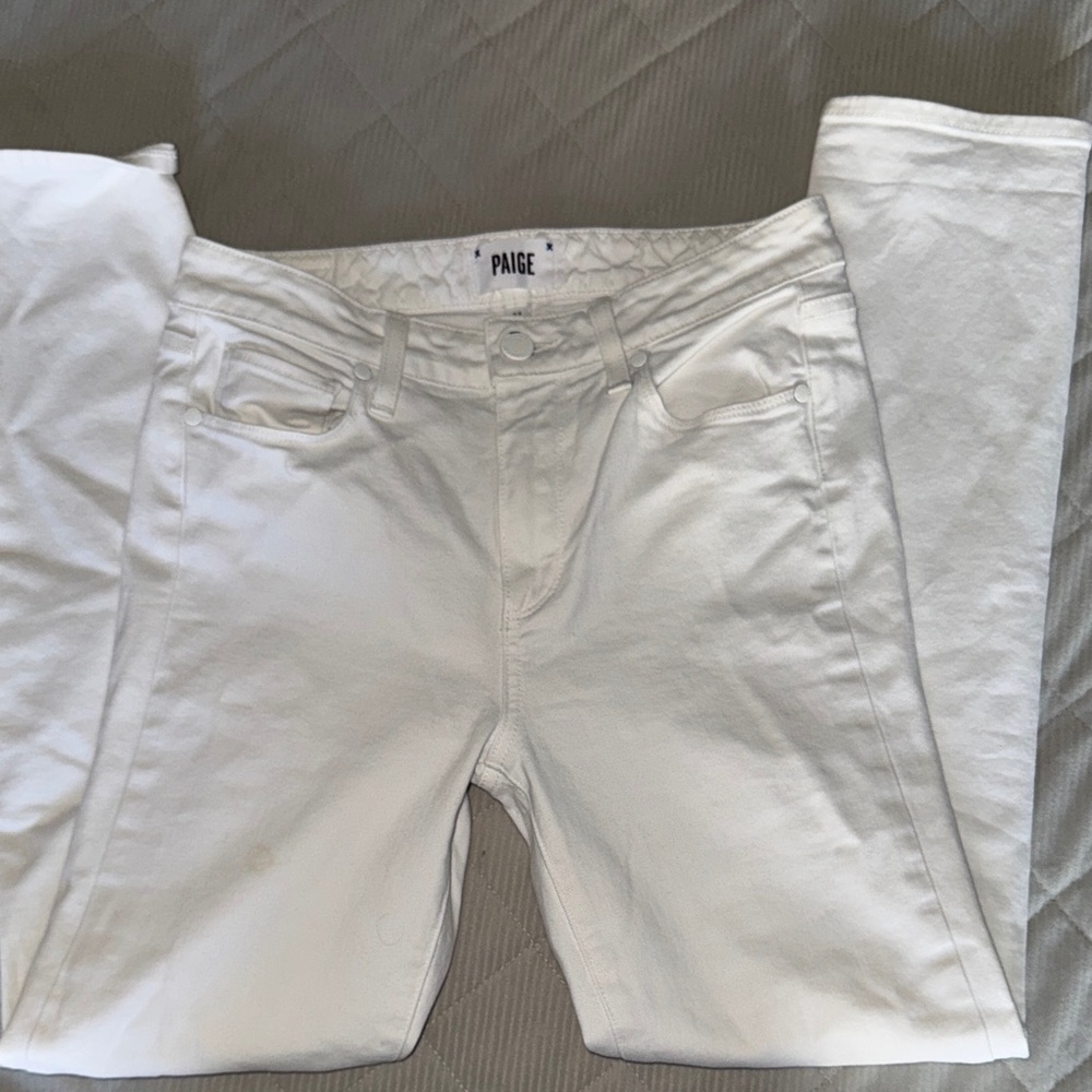 PAIGE Classic Ivory Denim